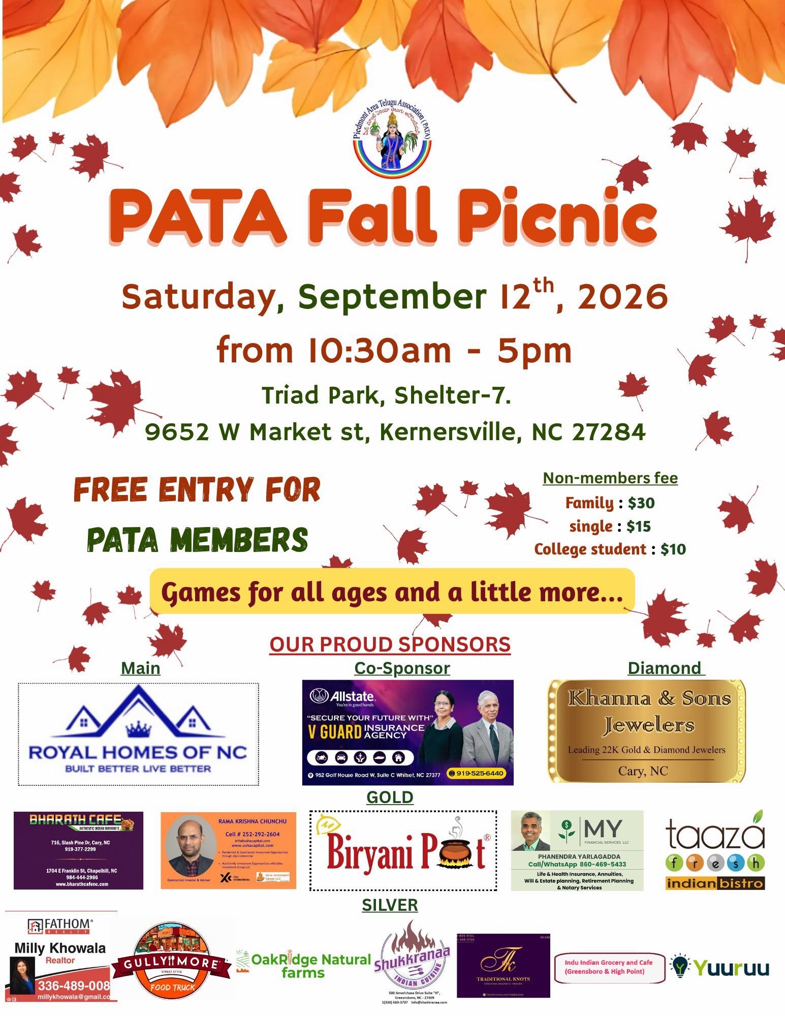 Fall Picnic 2026